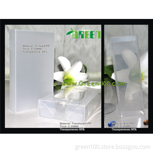 New Frosted Plastic PP Folding Box (L-11)